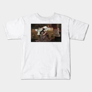 Glaucus and Nydia by Lawrence Alma-Tadema Kids T-Shirt